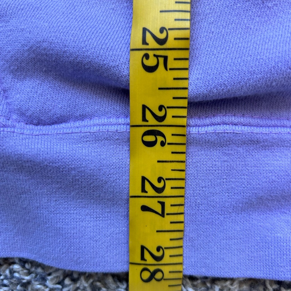 Jean-Michel Basquiat pre-loved oversize lavender hoodie size L/XL - Picture 7 of 9